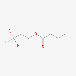 molecular formula C7H11F3O2 B13148901 3,3,3-Trifluoropropylbutyrate 