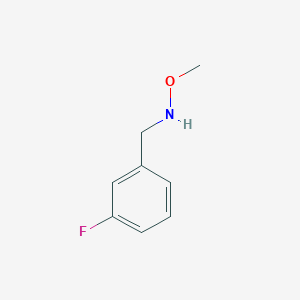 Benzenemethanamine, 3-fluoro-N-methoxy-