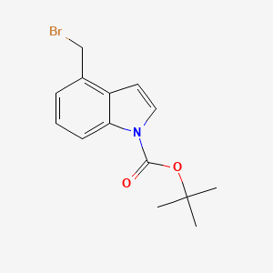 Tert-butyl 4-(bromomethyl)indole-1-carboxylate
