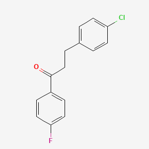3-(4-Chlorophenyl)-4'-fluoropropiophenone