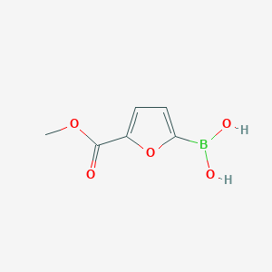 molecular formula C6H7BO5 B1314918 (5-(Methoxycarbonyl)furan-2-YL)boronic acid CAS No. 876189-20-7