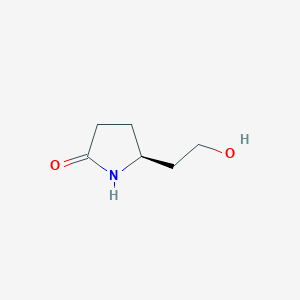 2-Pyrrolidinone, 5-(2-hydroxyethyl)-, (5S)-