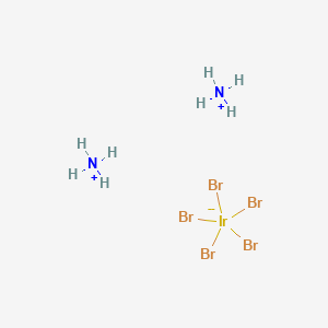 molecular formula Br5H8IrN2 B13149238 Ammoniumpentabromoiridate(III) 