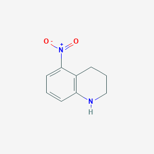 molecular formula C9H10N2O2 B1314924 5-Nitro-1,2,3,4-tetrahydroquinoline CAS No. 39217-91-9