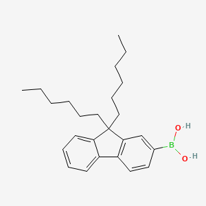 (9,9-Dihexyl-9H-fluoren-2-yl)boronic acid
