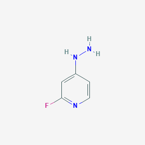 molecular formula C5H6FN3 B1314933 2-Fluoro-4-hydrazinylpyridine CAS No. 837364-87-1