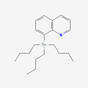 molecular formula C21H33NSn B1314940 8-(Tributylstannyl)quinoline CAS No. 478282-21-2