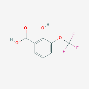 molecular formula C8H5F3O4 B1314941 2-Hydroxy-3-(trifluoromethoxy)benzoic acid CAS No. 773873-50-0