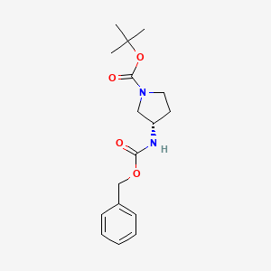 tert-butyl (S)-3-benzyloxycarbonylaminopyrrolidine-1-carboxylate