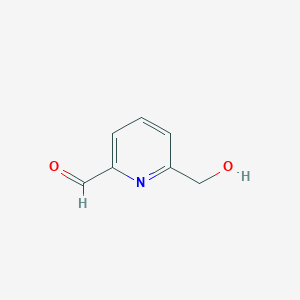 molecular formula C7H7NO2 B1314949 6-(Hydroxymethyl)pyridine-2-carbaldehyde CAS No. 39621-11-9