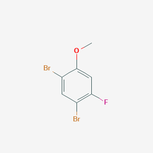 molecular formula C7H5Br2FO B1314950 2,4-Dibromo-5-fluoroanisole CAS No. 861928-16-7