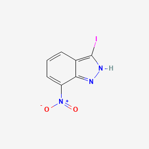 molecular formula C7H4IN3O2 B1314958 3-iodo-7-nitro-1H-indazole CAS No. 864724-64-1