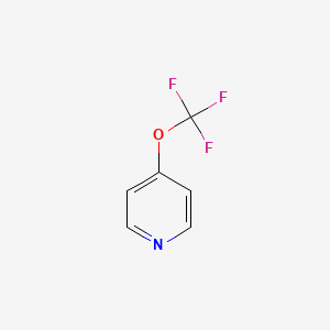 molecular formula C6H4F3NO B13149640 4-(Trifluoromethoxy)pyridine CAS No. 514821-10-4
