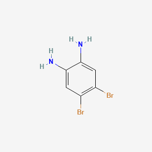 molecular formula C6H6Br2N2 B1314967 4,5-Dibromobenzene-1,2-diamine CAS No. 49764-63-8