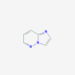 molecular formula C6H5N3 B131497 Imidazo[1,2-b]pyridazine CAS No. 146233-39-8