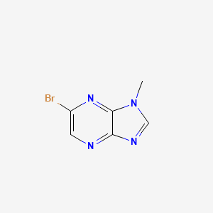 molecular formula C6H5BrN4 B1314970 6-Bromo-1-methyl-1H-imidazo[4,5-b]pyrazine CAS No. 55635-64-8