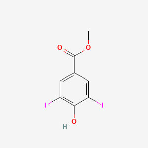 molecular formula C8H6I2O3 B1314980 Methyl 4-hydroxy-3,5-diiodobenzoate CAS No. 3337-66-4