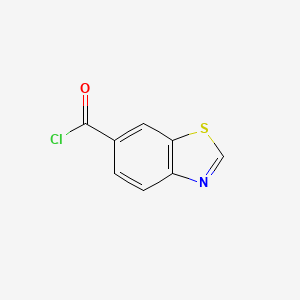 molecular formula C8H4ClNOS B1314986 1,3-Benzothiazole-6-carbonyl chloride CAS No. 55439-73-1