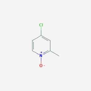 molecular formula C6H6ClNO B1314996 4-Chloro-2-methylpyridine 1-oxide CAS No. 696-08-2