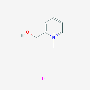 molecular formula C7H10INO B1314997 Pyridinium, 2-(hydroxymethyl)-1-methyl-, iodide CAS No. 3313-51-7