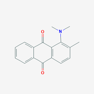 molecular formula C17H15NO2 B13149976 1-(Dimethylamino)-2-methylanthracene-9,10-dione CAS No. 62468-76-2