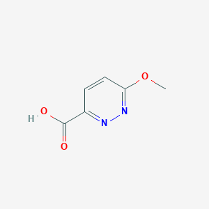 molecular formula C6H6N2O3 B1315001 6-Methoxypyridazine-3-carboxylic acid CAS No. 56434-28-7