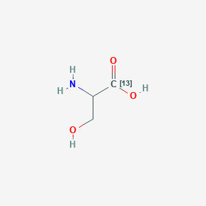 molecular formula C3H7NO3 B1315011 DL-Serine-1-13C CAS No. 84344-20-7
