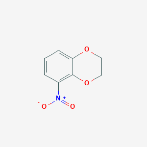 molecular formula C8H7NO4 B1315033 5-Nitro-2,3-dihydro-1,4-benzodioxine CAS No. 57356-28-2