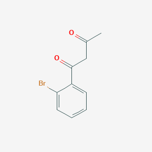 molecular formula C10H9BrO2 B1315037 1-(2-Bromophenyl)butane-1,3-dione CAS No. 57279-20-6