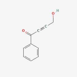 molecular formula C10H8O2 B1315038 4-Hydroxy-1-phenylbut-2-yn-1-one CAS No. 52804-68-9
