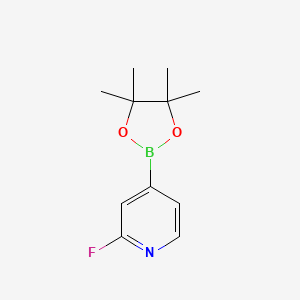 2-Fluoro-4-(4,4,5,5-tetramethyl-1,3,2-dioxaborolan-2-yl)pyridine