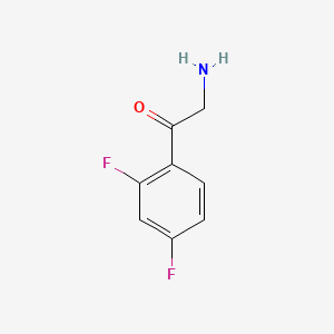 molecular formula C8H7F2NO B1315046 2-Amino-2',4'-difluoroacetophenone CAS No. 643029-92-9