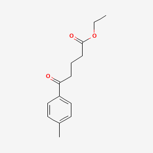 molecular formula C14H18O3 B1315055 Ethyl 5-(4-methylphenyl)-5-oxovalerate CAS No. 42482-94-0