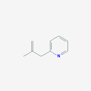 molecular formula C9H11N B1315062 2-Methyl-3-(2-pyridyl)-1-propene CAS No. 936621-16-8