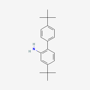 molecular formula C20H27N B1315074 4,4'-Di-tert-butyl-[1,1'-biphenyl]-2-amine CAS No. 70728-92-6