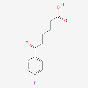 molecular formula C12H13FO3 B1315080 6-(4-Fluorophenyl)-6-oxohexanoic acid CAS No. 343319-07-3
