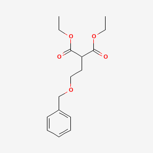 molecular formula C16H22O5 B1315086 Diethyl 2-(2-(benzyloxy)ethyl)malonate CAS No. 41478-45-9