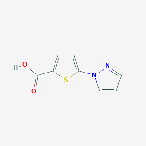 5-(1H-Pyrazol-1-yl)thiophene-2-carboxylic acid