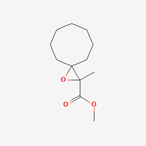 molecular formula C12H20O3 B13150994 Methyl 2-methyl-1-oxaspiro[2.7]decane-2-carboxylate 