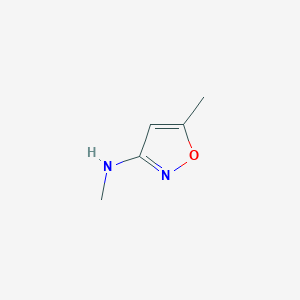 molecular formula C5H8N2O B1315126 Methyl-(5-methyl-isoxazol-3-YL)-amine CAS No. 55809-40-0