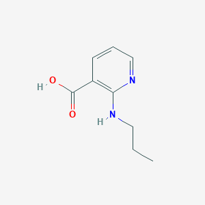 molecular formula C9H12N2O2 B1315137 2-(Propylamino)nicotinic acid CAS No. 74611-52-2