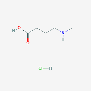 molecular formula C5H12ClNO2 B1315160 4-(Methylamino)butyric acid hydrochloride CAS No. 6976-17-6