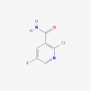 molecular formula C6H4ClFN2O B1315167 2-Chloro-5-fluoronicotinamide CAS No. 75302-64-6