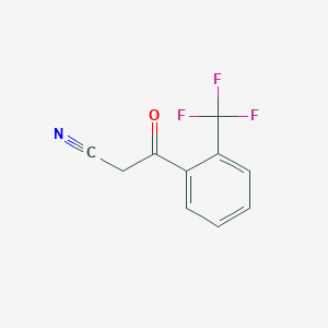 molecular formula C10H6F3NO B1315171 2-Trifluoromethylbenzoylacetonitrile CAS No. 40018-10-8