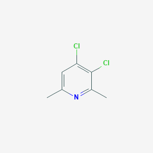 molecular formula C7H7Cl2N B13151723 3,4-Dichloro-2,6-dimethylpyridine 