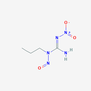 molecular formula C4H9N5O3 B131518 N-Nitroso-N/'-nitro-N-propylguanidine CAS No. 13010-07-6