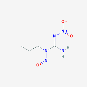 molecular formula C4H9N5O3 B131518 2-Nitro-1-nitroso-1-propylguanidine CAS No. 13010-07-6