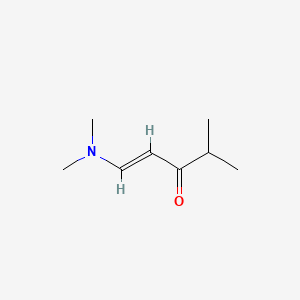 (1E)-1-(dimethylamino)-4-methylpent-1-en-3-one