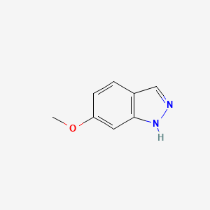 molecular formula C8H8N2O B1315190 6-甲氧基-1H-吲唑 CAS No. 3522-07-4