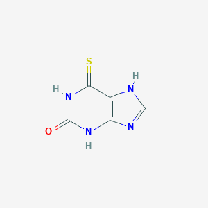 molecular formula C5H4N4OS B131520 6-Thioxanthine CAS No. 2002-59-7